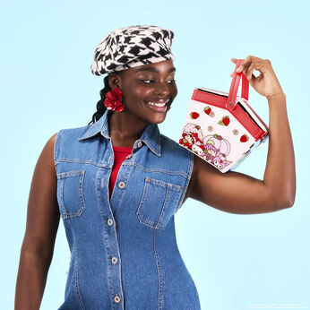 Sanrio Hello Kitty & Friends x Strawberry Shortcake Scented Figural Basket Crossbody Bag, Image 2